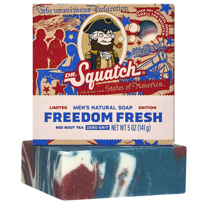 Dr. Squatch Freedom Fresh Limited Edition 2026 Bar Soap 5oz Bricc Unopened/New