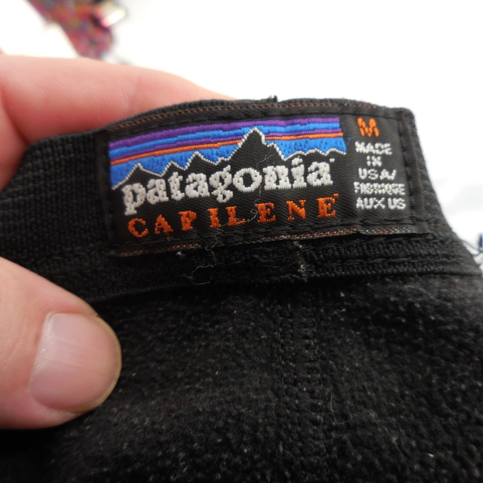 Patagonia Capilene Fleece Base Layer Pants Black Mens Medium Made in USA 41263
Opens in a new window