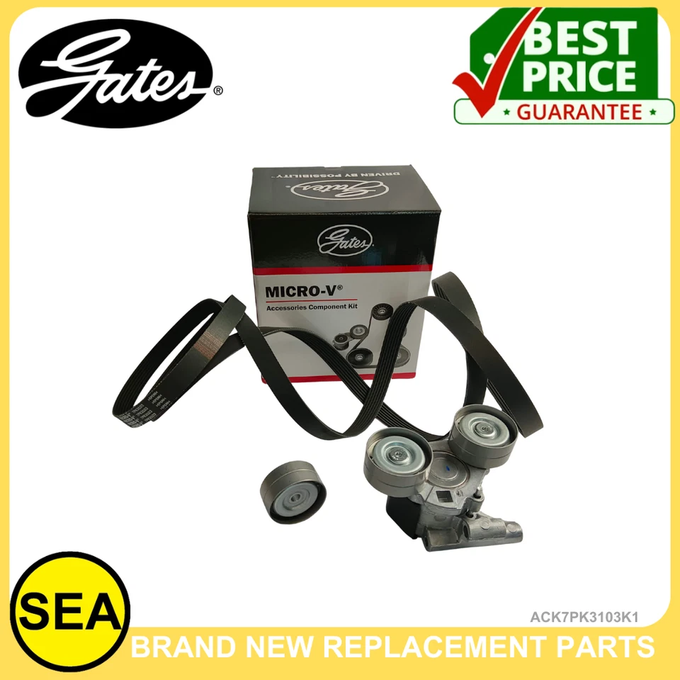 KIT DE COMPONENTES DE TRANSMISIÓN POR CORREA PUERTAS PARA FORD RANGER 2.2/3.2 12-15 #ACK7PK3103K1 (1 JUEGO) Foto 3 de 4