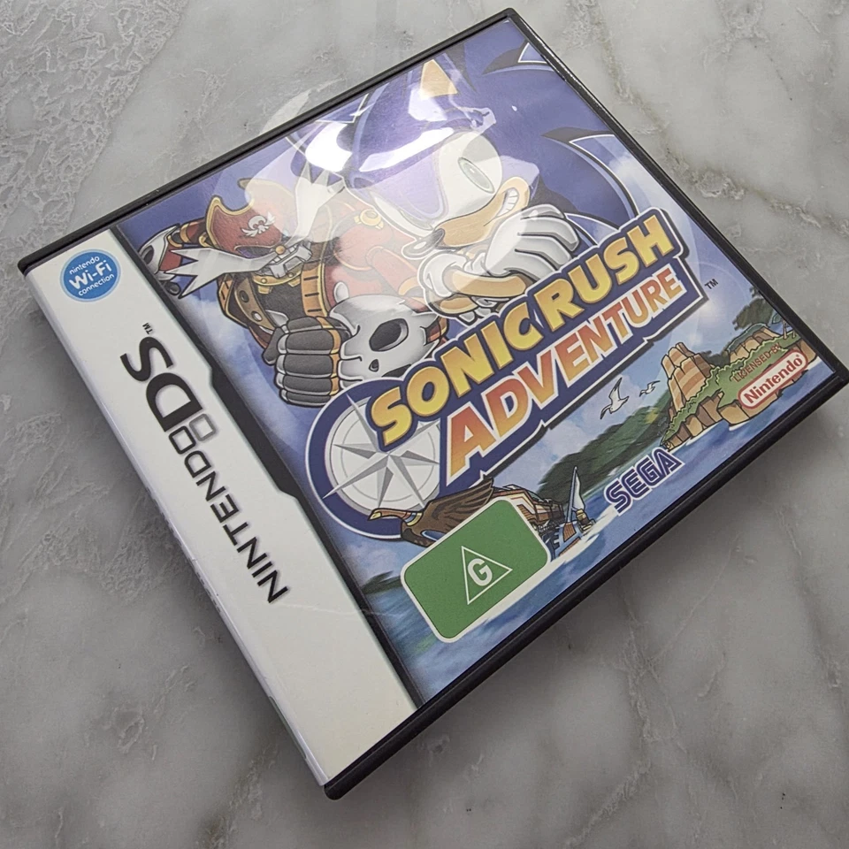 Sonic Rush Adventure Nintendo DS Like New Complete! Game Case Manual Tested - Image 2 of 4