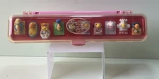 Polly Pocket RING COLLECTING CASE & 10 Rings Vintage Bluebird Toys
