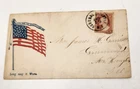 Civil War Letter Union Patriotic Cover Long may it Wave A10 Stamp
