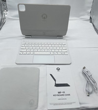 HOU Keyboard Case MF11 iPad Air/Pro 11" - Black - Backlit RGB, Bluetooth