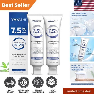 2-Pack Enamel Repair Hydroxyapatite Toothpaste - Perfect for Daily Oral Care