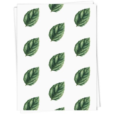 Geschenkpapier/Geschenkanhänger ''Basilikumblatt'' (GI064425)
