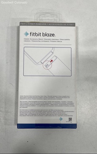 Men's FitBit Blaze Stainless Steel Watch w/ Purple and Black Wrist Bands - Photo 3 sur 7