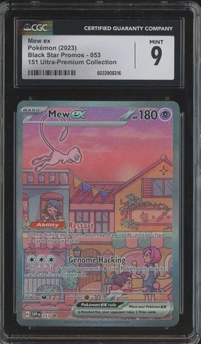 2023 Pokemon TCG 151 UPC BSP #053 Mew ex CGC 9 MINT