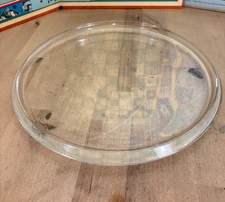 Tiffany & Co Vintage Crystal Vide Poche Dish, Signed Ward Bennett Design 10.5"