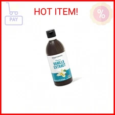 Amazon Grocery, Pure Vanilla Extract, 16 Fl Oz (Previously Amazon Fresh, Packagi
