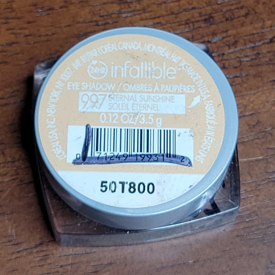 L'Oréal Paris Infallible 24HR Eye Shadow 997 ETERNAL SUNSHINE 0.12 oz ✨️NEW✨️ - Image 3 of 4