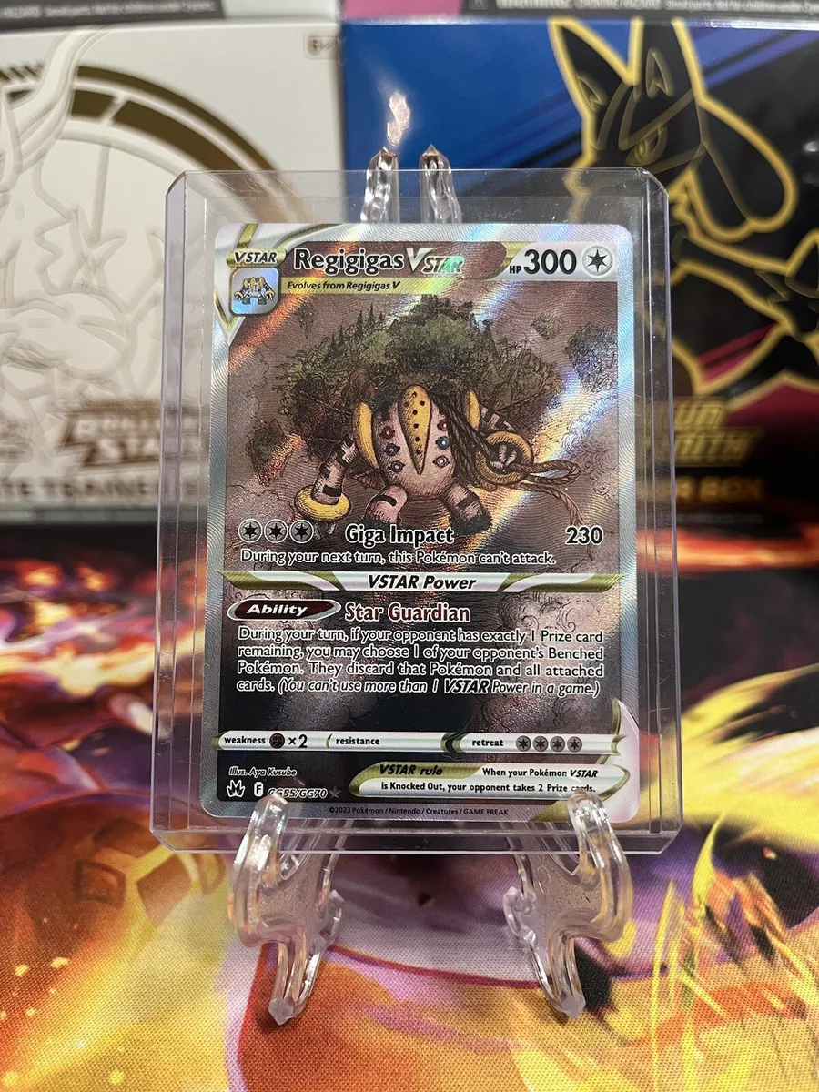 Pokémon TCG Regigigas VSTAR Crown Zenith: Galarian Gallery GG55/GG70 Holo  Ultra