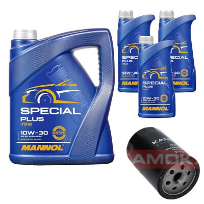 KAMOKA Ölfilter MANNOL Special Plus 10W-30 8L für VW Golf IV 1.6 2.0