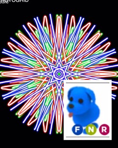 Original Custom Picture Adopt Me Neon Fly Ride Blue Dog Optional Gift Read Desc Ebay - roblox adopt me pets blue dog