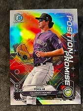2021 Bowman Chrome REFRACTOR POSITIONAL PROMISE Michael Toglia