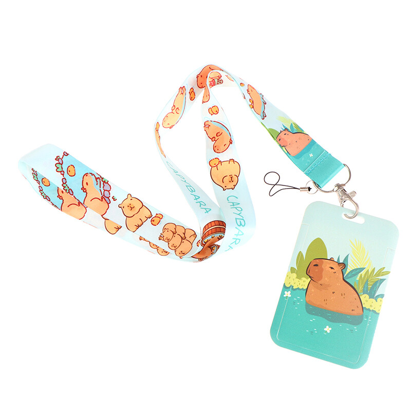 Capybara Porte Badge, 2 Porte Carte Capybara, Porte Badge