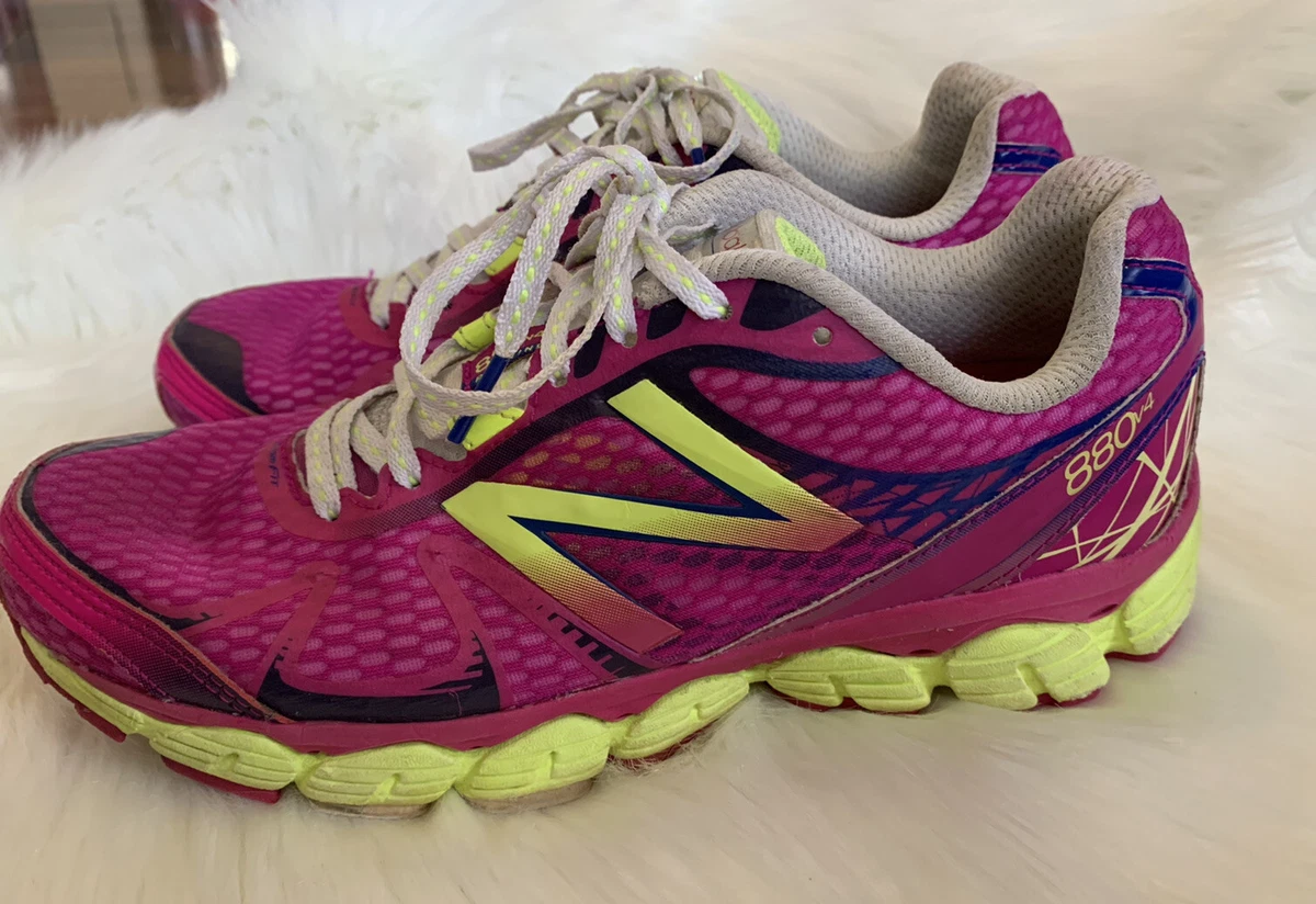 New Balance 880v4 Women s Athletic Running Shoes Purple Neon