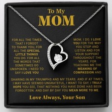 To My Mom Gift for Mother from Son From Daughter Mom Birthday Gift, Mothers Day