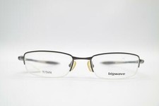 Vintage Big Wave 8311/4 Titanium Metallic Brown Half-Frame Eyeglasses NOS
