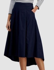 Nautica Jeans Women's Blue High-Low Midi Skirt Size XL