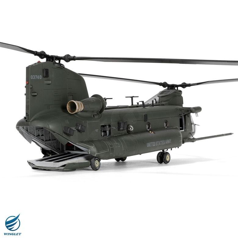 激レア 1/72 U.S. ARMY CHINOOK MH-47G Metal Proud Diecast Model 1/72 MH-47G Chinook Helicopter US