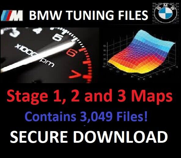 BMW Stage 1, 2 and 3 ECU Tuning Remap Files - 3,049 Files!  - Download