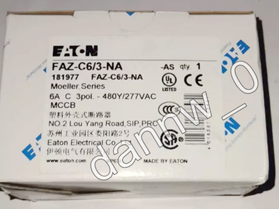 1PC New in box EATON FAZ-C6/3-NA Miniature circuit breaker