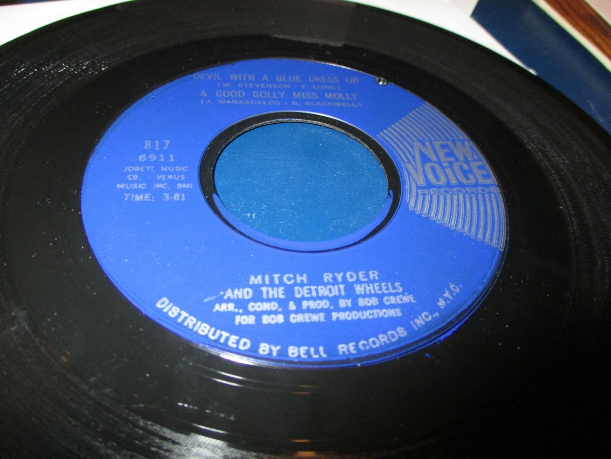 mitch ryder devil in a blue dress MITCH RYDER: Devil With A Blue Dress On / I had it made. New Voice Records 817