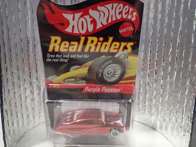 Hot Wheels Real Riders Purple Passion #2/6 Series 4 with