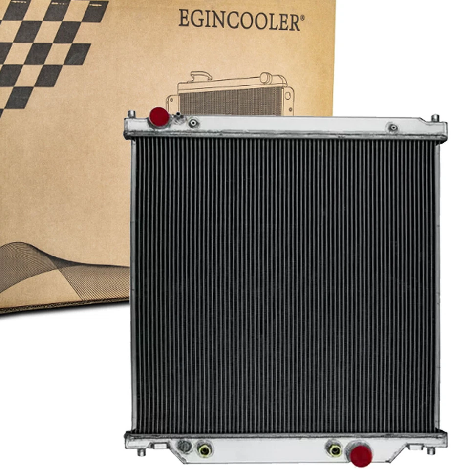 4 Row Radiator Aluminum For 03-07 Ford F250 F350 F450 Excursion 6.0L Powerstroke Foto 2 de 4