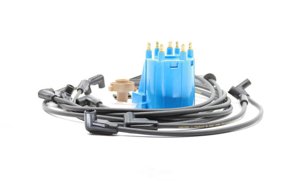 Distributor Cap / Rotor Kit / Spark Plug Wire Kit-United Tri-pak Tune-up Kit
