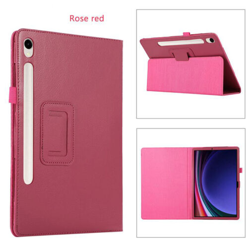 Leather Case for Samsung Galaxy Tab S9 FE 10.9 Shockproof Smart Flip Stand Cover - Picture 21 of 28