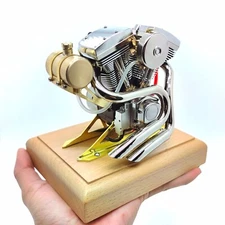 Mini Motorcycle Engine Model OHV V-Twin 2-cylinder 4-stroke Gasoline Engine New