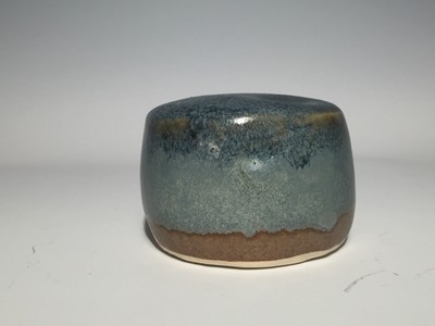 Handmade ceramic rattle hand painted pottery functional art