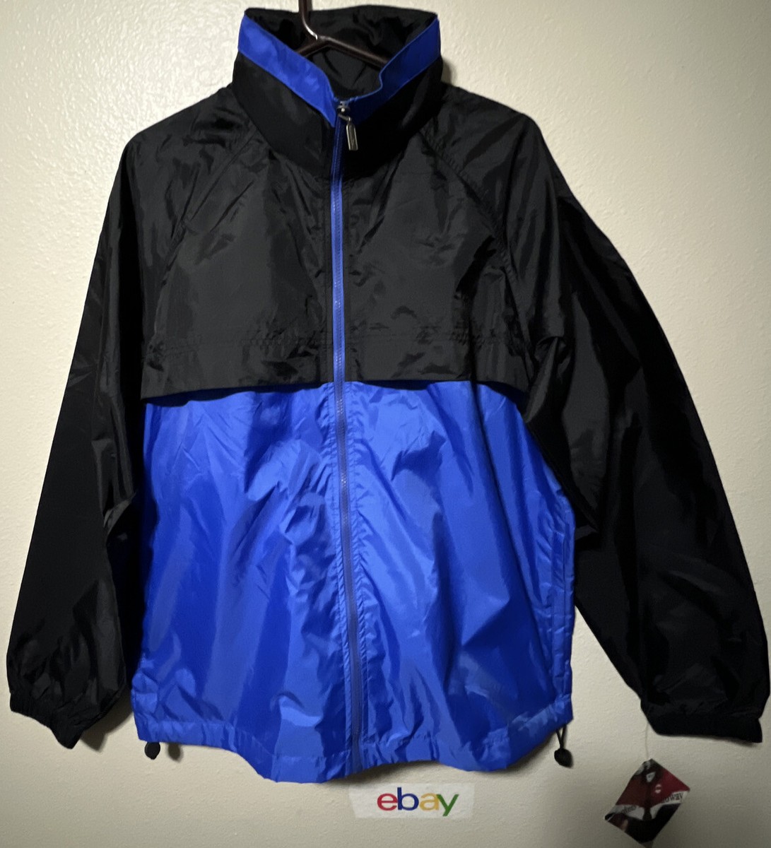 NWT Holloway Lightweight Windbreaker Jacket Mens M Black