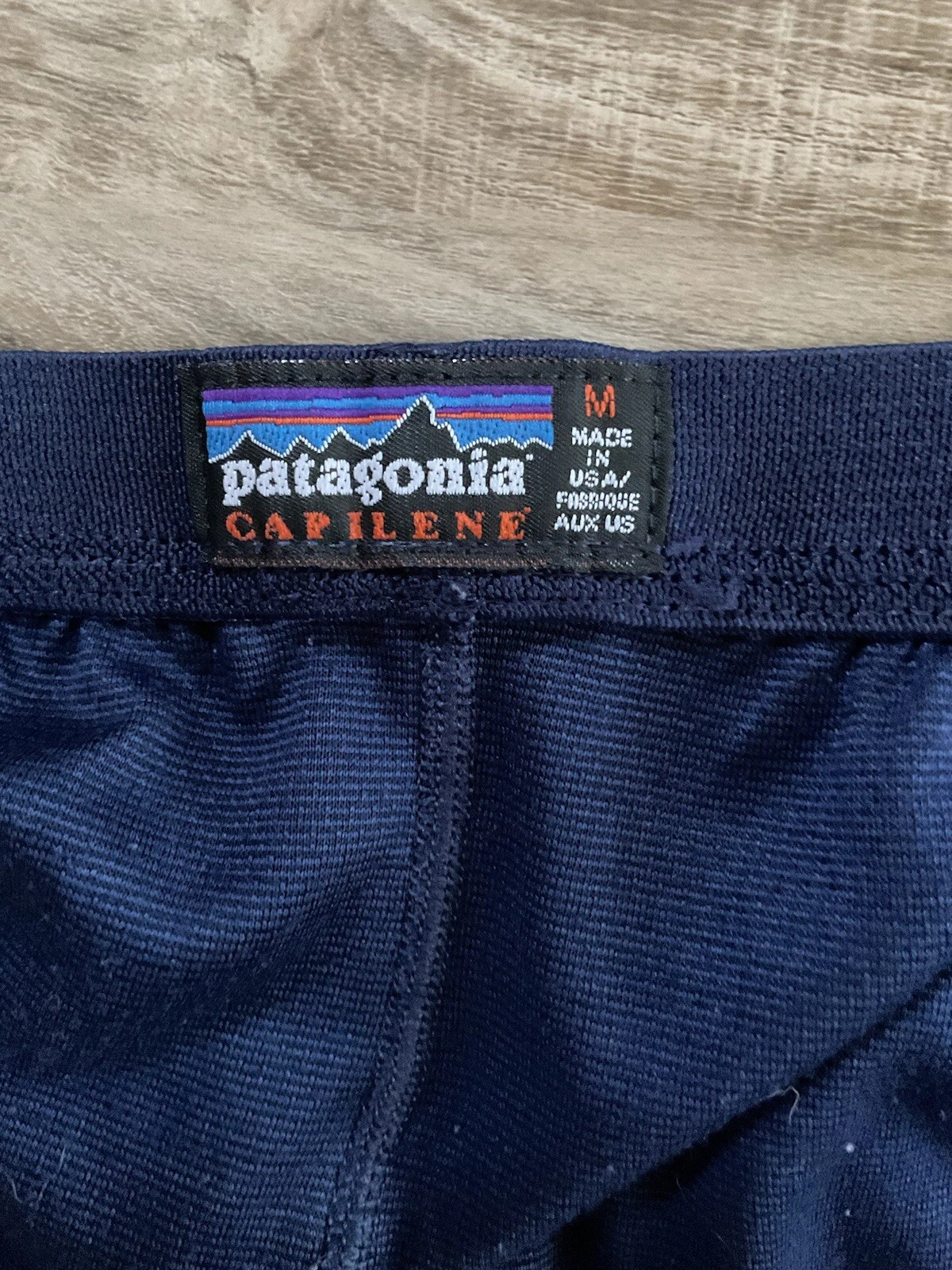Vintage Patagonia Men’s Capilene Made in USA Base Layer Pants Leggings Sz M