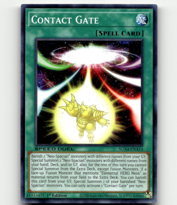 Yugioh Contact Gate - Speed Duel GX: Midterm Destruction