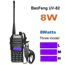 Baofeng UV-82 8W 10KM  Powerful Walkie Talkie Portable CB Vhf/uhf Two Way Radio