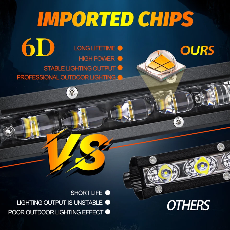 Barra de luz LED curva de 50" techo + cápsulas de 3" + kit de cables para Jeep Cherokee XJ 1984-2001 Foto 3 de 4