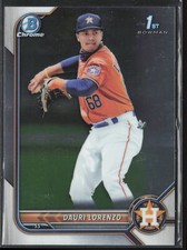 2022 Bowman Dauri Lorenzo BCP-11 1st Chrome | Houston Astros