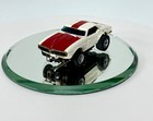 Vintage Aurora T-Jet Slot Car Tuff Ones #7 PONTIAC FIREBIRD White and Red RUNS — photo 3