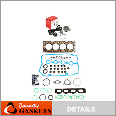 Head Gasket Set Timing Belt Kit Water Pump Fit Chevy Aveo Aveo5 Cruze Sonic