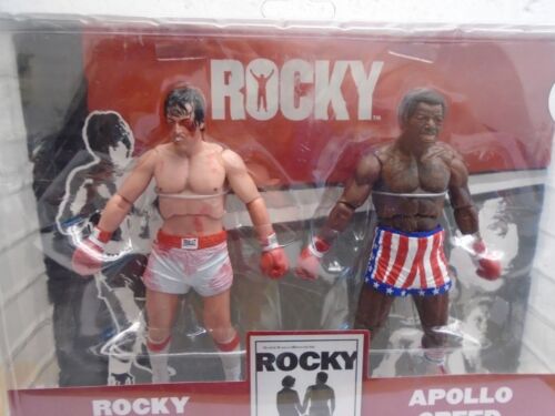 NECA Rocky Balboa & Apollo Creed Post-Fight 7" Figures TRU EXCLUSIVE SEALED - Picture 3 of 4