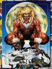 (1) 1992 Marvel Masterpieces Sabretooth #78 Single Card By: Joe Jusko