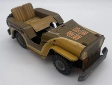 VTG Alps Tin Toy - Farm Jeep RARE HTF
