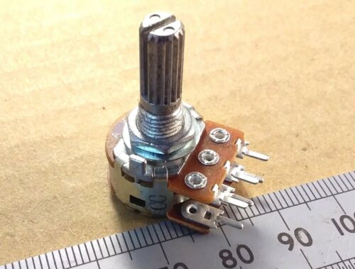 Dual Centre Click Potentiometer Stereo Log Pot With Center Detent Logarithmic DD
