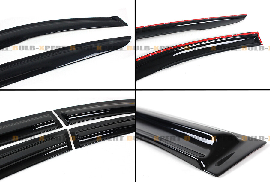 Torox Smoke Window Visors For 2020-2025 Nissan Sentra – 4-Piece Set, Rain Guards