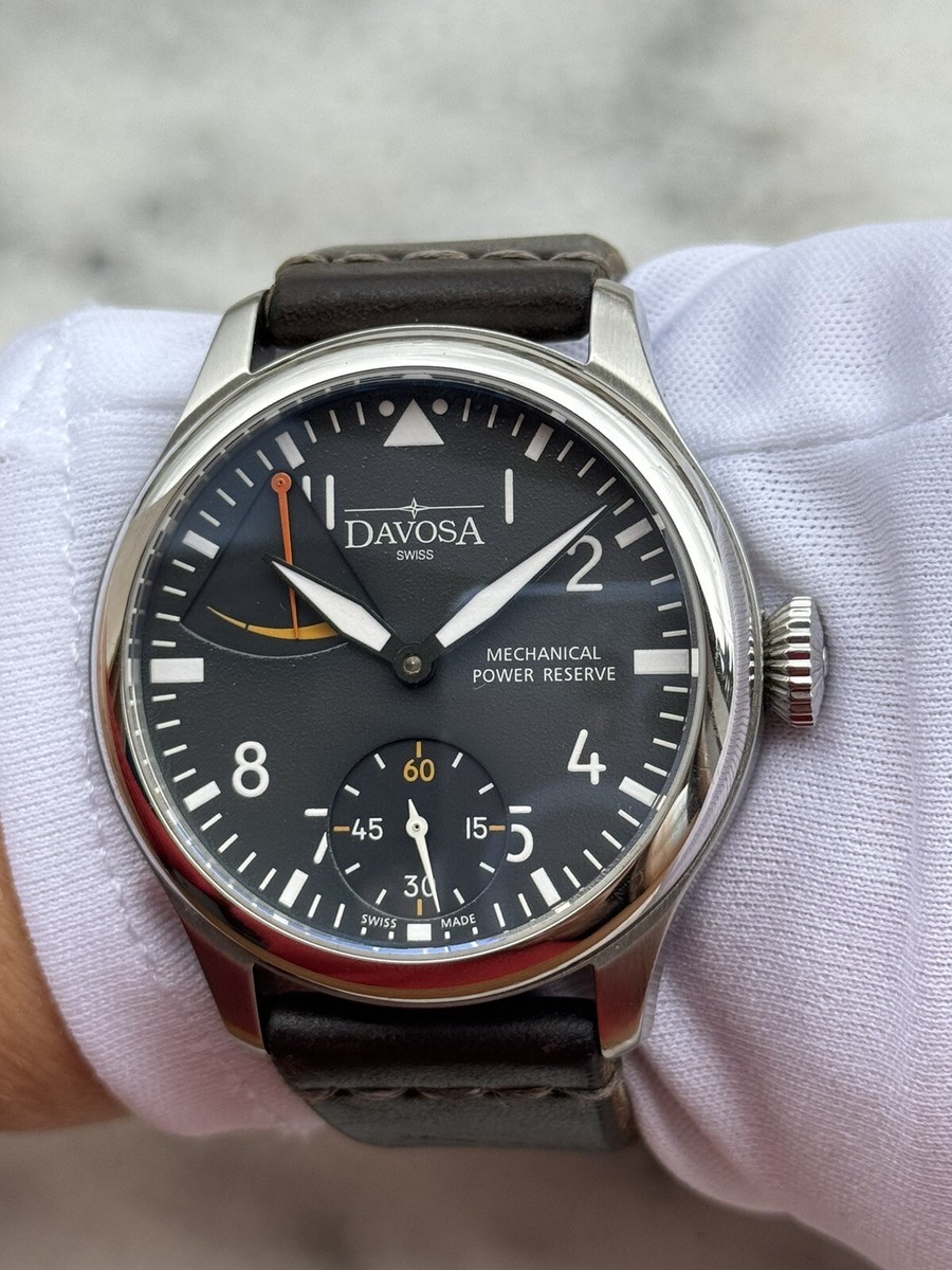 Davosa Pontus Pilot Power Reserve Watch Mechanical Limited Mens