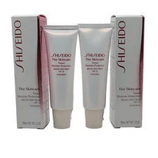 2 Pack Shiseido The Skincare Tinted Moisture Protection SPF 21 1 Light 2.1 oz