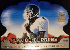 2000 Crown Royale   10/10  Rookie Royalty   Die Cuts #3   Plaxico Burress