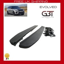FOR RANGE ROVER VOGUE L405 SIDE STEPS RUNNING BOARDS OEM STYLE 2013+  ALL BLACK